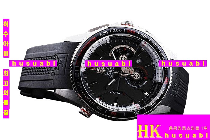 �±�ȣ�̾� ���ڽð� Tag Heuer Carrera Black rubber Bracelet Japanese Quartz MOVEMENT 43 mm Men tag06