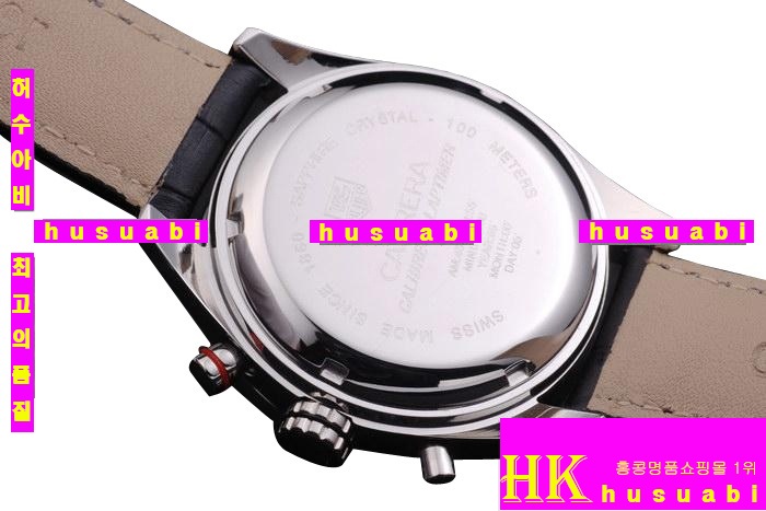 �±�ȣ�̾� ���ڽð� Tag Heuer Carrera Automatic MOVEMENT Black Leather Bracelet 48 x 42mm Men tag135