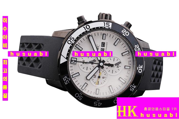 ���̴������� �Ż�ð� IWC �����ð� Replica IWC Schaffhausen White Dail Japanese Quartz Movement Men 44 x 51 mm . YC010-52