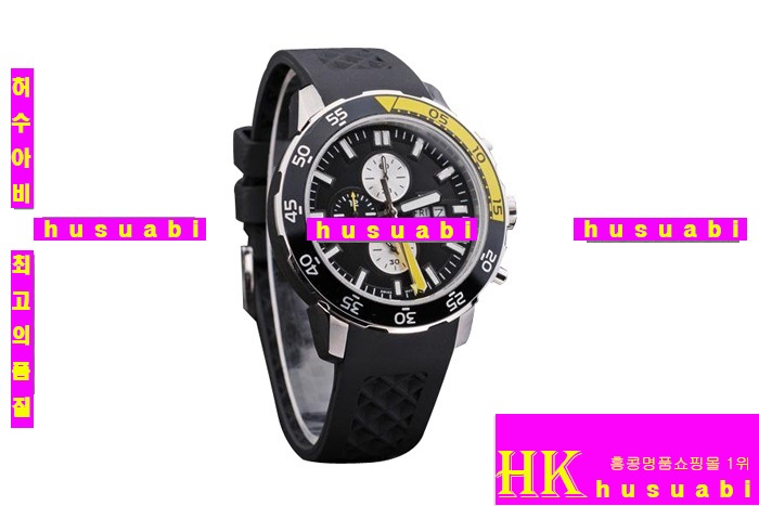 ���̴������� �����ð� Replica IWC Schaffhausen Black and Yellow Bezel Japanese Quartz Movement 44 x 51 mm. YC010-18