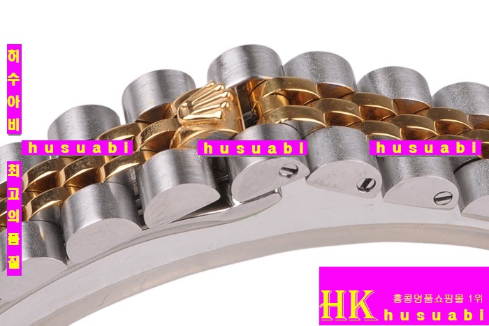�η��� ���ڽð� Replica Rolex Datejust Automatic Movement Yellow gold and Silver Bracelet Women.928117-14