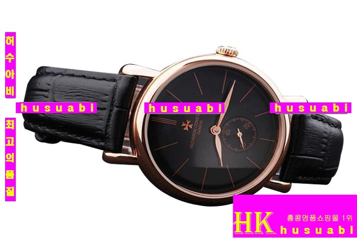 �ٽ����ܽ�źƾ ���ڸ�ǰ�ð� Replica Vacheron Constantin Black Dail Black Crocodile Leather Strap Automatic Movement 33 mm vc42 A026