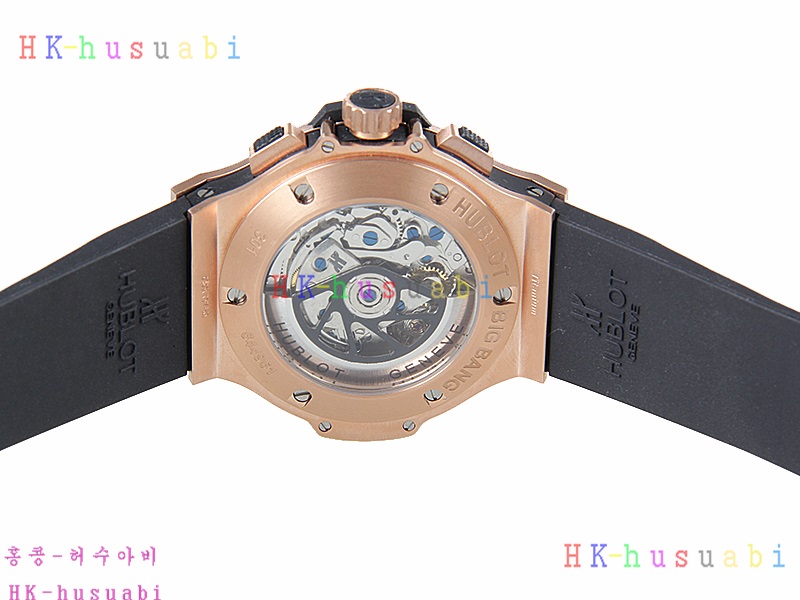 HUBLOT - �ð� BIG BANG CHRONOGRAPH ROSEGOLD BLACK DIAL DIAMOND-02