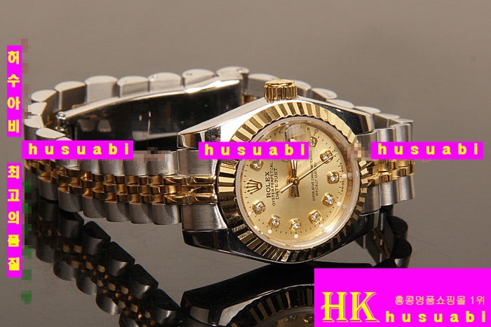 �η��� ���ڸ�ǰ�ð� Replica Rolex Datejust Automatic Movement Women Gold-A1390